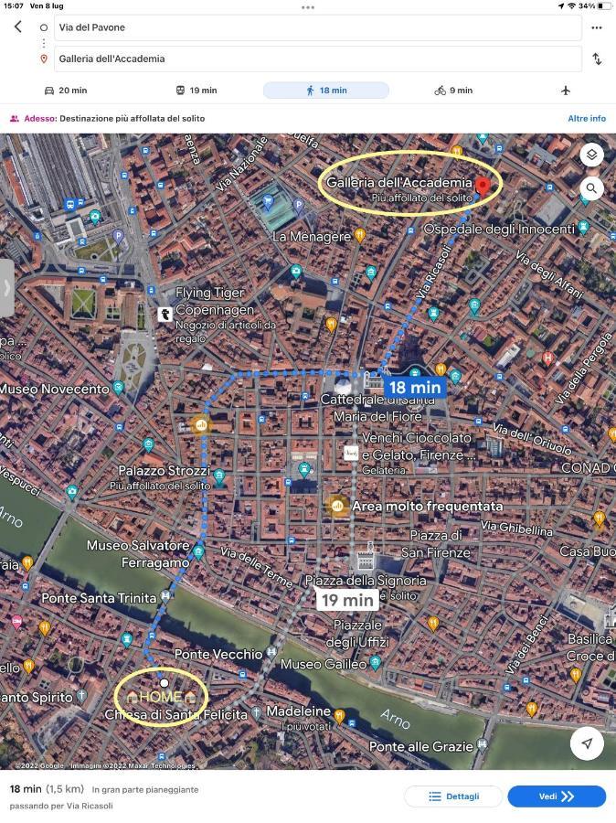 Uffizi & Santo Spirito Family/Groups Apartment Florencie Exteriér fotografie