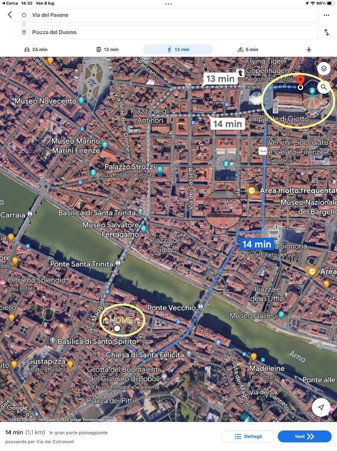 Uffizi & Santo Spirito Family/Groups Apartment Florencie Exteriér fotografie